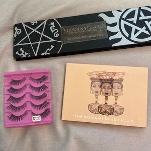 SUPERNATURAL SERIE PALETTE, JUVIAS SAHARAN BLUSH AND LASHES